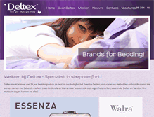 Tablet Screenshot of deltex.nl